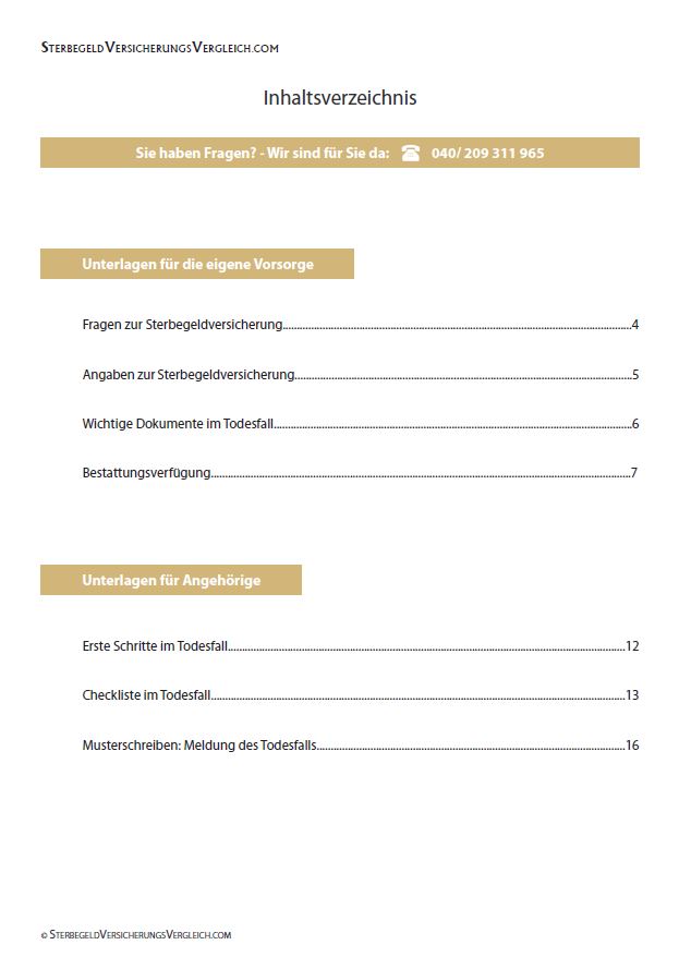 Vorsorgemappe - Seite 3