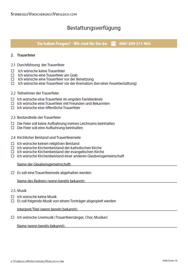 Vorsorgemappe - Seite 8